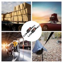 JEU DE 2 x SANGLE D\'ARRIMAGE À CLIQUET - 300 kg - 3 m x 25 mm (ARAT11X2)