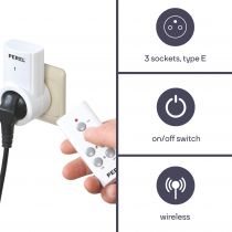 Jeu de 3 prises télécommandées (7500-3N2)