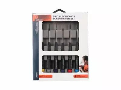 Jeu de 6 tournevis de pr�cision (plat + cruciforme) (VTSET29)