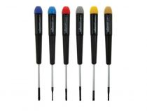 Jeu de 6 tournevis de précision (plat + cruciforme) (VTSET29)