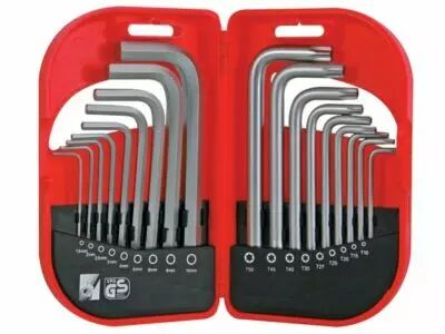 Jeu de clefs - hexagonal + �toile - 18 pcs (HSET18)