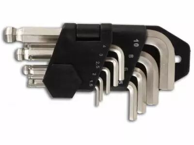 Jeu de cles allen - embout spherique - 9 pcs (HHEXPRO)