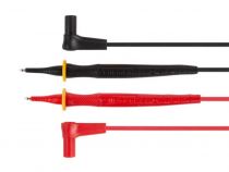 JEU DE CORDONS DE MESURE EN PVC - CAT III 600 V - 12 A - 18 AWG - LONGUEUR 70 cm (TLM73)