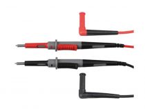 Jeu de cordons de mesure en pvc, cat  iv - 10a - 2mm/4mm - longueur 100 cm (TLM70)