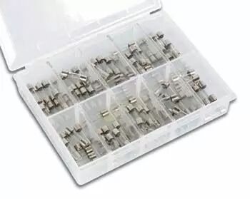 Jeu de fusibles - lents - 100 pcs - 5 x 20 mm (K/FU)