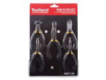 Jeu de mini pinces - 5 pcs (HSET12N)