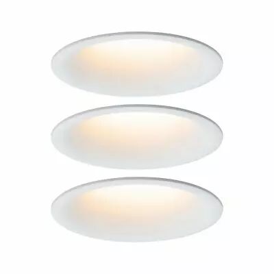 Kit  spot encastr� Cymbal Coin gradc non �blouis 3x6,5W/480lm 230V 2000-2700K blanc d�p (93419)