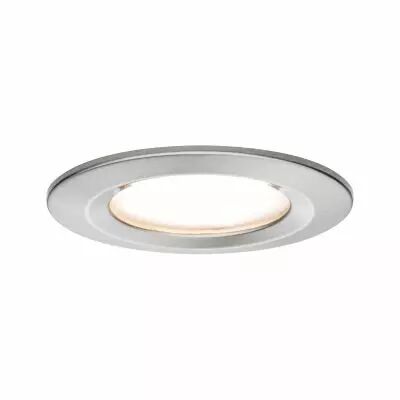 Kit  spot encastr� Nova Coin 3 niv grad rond fixe LED 1x6,5W 2700K 230V Acier bross�/Alu zinc (93493)