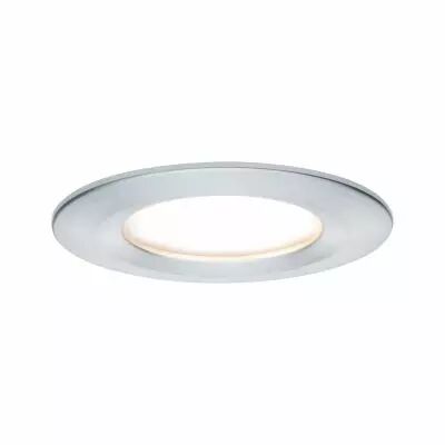 Kit  spot encastr� Nova Coin 3 niv grad rond fixe LED 1x6,5W 2700K 230V Alu bros/Alu Zinc (93497)