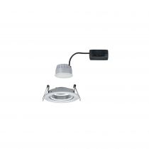 Kit  spot encastré Nova Coin 3 niv grad rond noir LED 1x6,5W 2700K 230V Alu bros/Alu Zinc (93486)