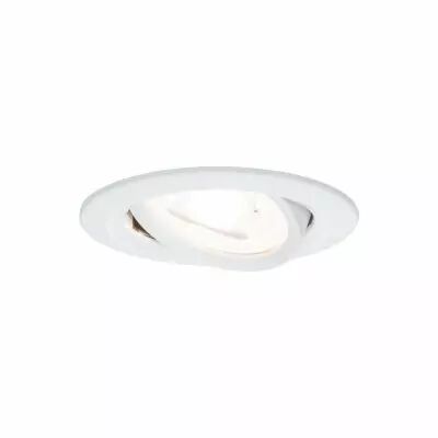 Kit  spot encastr� Nova rd orientable LED 3x6,5W 2700K 230V GU10 51mm Blanc d�poli/Alu zinc (93431)