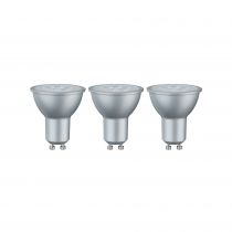 Kit 3 réflect. LED 6,5W GU10 230V 2700K  (28430)