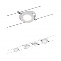 Kit câble DC LED RoundMac 4x4W blanc mat 230V/12V DC 30VA métal (94105)