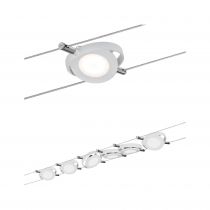 Kit câble DC LED RoundMac 6x4W blanc mat 230V/12V DC 30VA métal (94106)