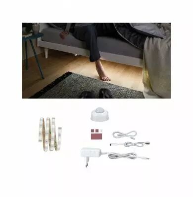 Kit Comfort YourLED Funtion d�tec mouv 1 m blanc chaud 3,12W 12 V DC, blc plas (70955)