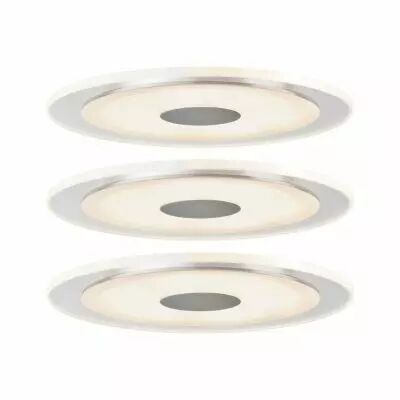 kit d\'encastr�s Premium Line Whirl 6W LED Alu, Satin, kit de 3 (92917)
