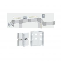 Kit de 2 clix duo plastique transp. (70221)