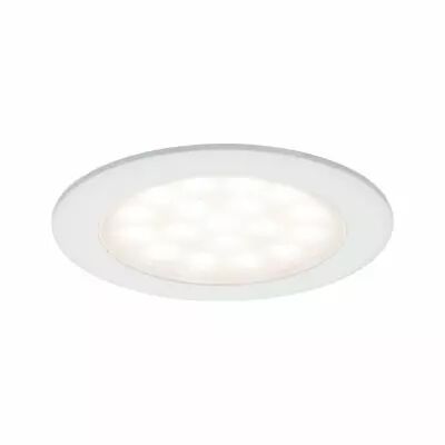 Kit de 2 encastr�s de meuble LED ronds 2x2,5W Blanc d�poli (99921 )
