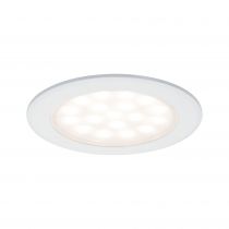 Kit de 2 encastrés de meuble LED ronds 2x2,5W Blanc dépoli (99921 )