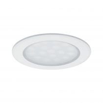 Kit de 2 encastrés de meuble LED ronds 2x2,5W Blanc dépoli (99921 )