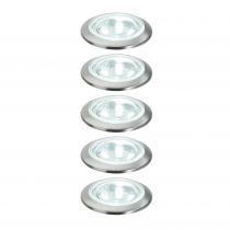 Kit de 5 spots nice price LED rond 5x0,5W 35mm (3291)