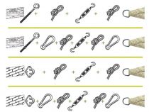 Kit de montage pour voile solaire (GSSK2)