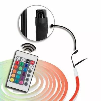 Kit de Strips ext�rieur SimpLED 5m RGB 30W 230/24V CC Blanc plastique (78890)