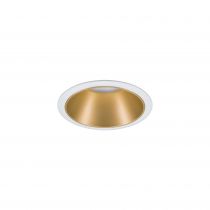 Kit enc Cole Coin 3Stepdim rond fixe LED 3x6,5W 2700K 230V Blanc/doré mat/pla (93406)