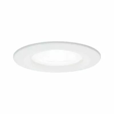 Kit enc Nova rd fixe LED IP44 1x6,5W 4000K 230V GU10 51mm Blanc d�p/Alu zinc (92978)