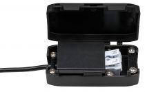 Kit Encastré Calla IP65 WhiteSwitch rd noir 3x550lm 5,5W 230V chrome dép (93095)