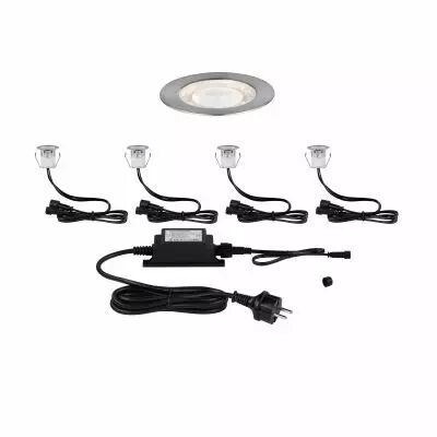 Kit Encastr� de sol ext Link+Light 4x0,8W IP67 3000K 12V (94348)