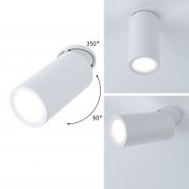 Kit Encastré Turnal Coin 3StepDim 6W 2700K 230V blanc dépoli/Métal (93086)