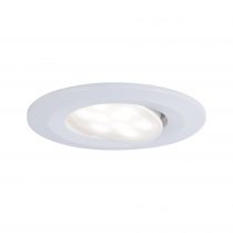 Kit encastrés Calla BBC/IP65 gradable rond orientable LED 10x560lm 4000K 6,5W 230V Blanc dépoli (99924)