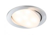 Kit encastrs Plainly LED 3x7W 18VA 230V/350mA 101mm alu torsad/alu zink (92673)