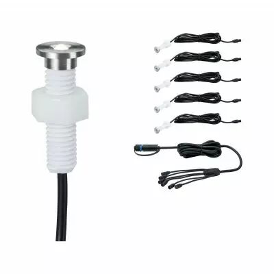 Kit encastr�s Plug&Shine MicroPen II IP67 3000 K 5x0,22 W gradable (93694 )