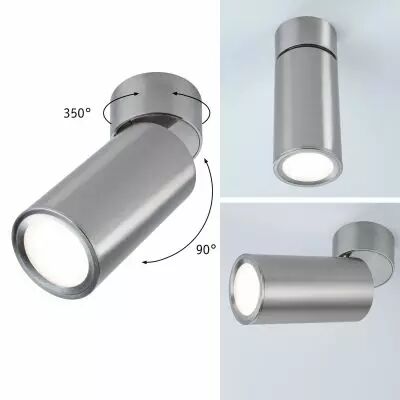 Kit lum sail Turnal Coin 3StepDim 6W 2700K 230V Acier bros/m�tal (93091)