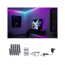 Kit Ruban led 1,5m Dynamic Rainbow RGB IP20 4,8W 12V CC noir Métal (78886)