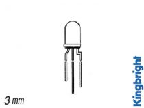 L-59 egw led 5mm bicolore rouge/vert 40mcd (L-59EGW)