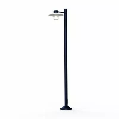 Lampadaire Aubanne N�4 Bleu acier Diffuseur d�poli (101008065)