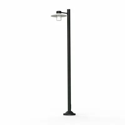 Lampadaire Aubanne N�4 Gris anthracite Diffuseur d�poli (101008006)