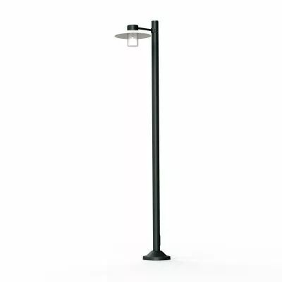 Lampadaire Aubanne N�4 Gris ardoise Diffuseur d�poli (101008059)
