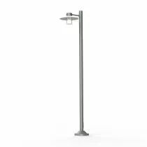 Lampadaire Aubanne N&deg;4 Gris m&eacute;tal Diffuseur d&eacute;poli (101008023)