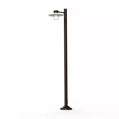 Lampadaire Aubanne N�4 Rouille Diffuseur d�poli (101008046)