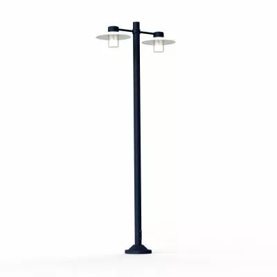 Lampadaire Aubanne N�5 Bleu acier Diffuseur d�poli (101010065)