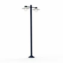 Lampadaire Aubanne N&deg;5 Bleu acier Diffuseur d&eacute;poli (101010065)