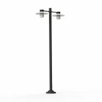 Lampadaire Aubanne N&deg;5 Gris anthracite Diffuseur d&eacute;poli (101010006)