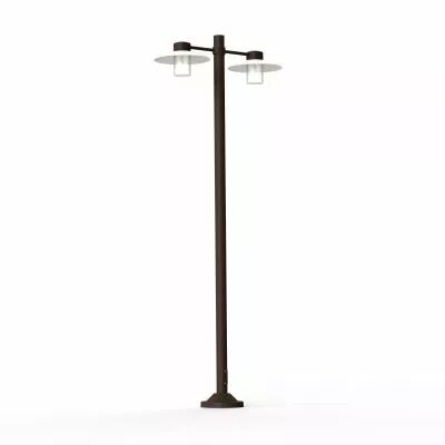 Lampadaire Aubanne N�5 Rouille Diffuseur d�poli (101010046)