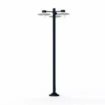 Lampadaire Aubanne N&deg;6 Bleu acier Diffuseur d&eacute;poli (101012065)