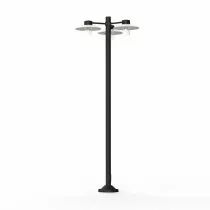 Lampadaire Aubanne N&deg;6 Gris anthracite Diffuseur d&eacute;poli (101012006)