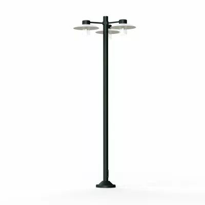 Lampadaire Aubanne N�6 Gris ardoise Diffuseur d�poli (101012059)